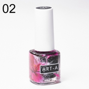 Акварельная капля для дизайна Art-A Аква тон 02 розовый, 5 мл.