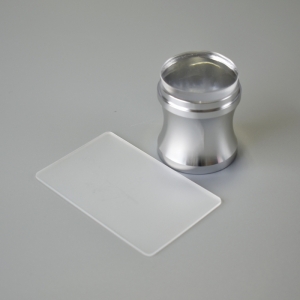 Печать для стемпинга большая серебро PCH1