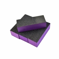 Баф шлифовочный фиолетовый с черным набор 10 шт.