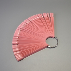 Палитра веерная розовая квадратная (50 палочек)