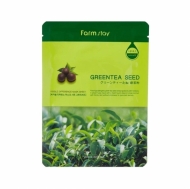 Маска тканевая FARM STAY с экстрактом зеленого чая , 23 гр. GRE695