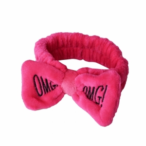 Повязка косметическая OMG цвет ярко-розовый GRE014
