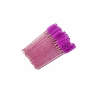 Щеточки для ресниц (набор 50 штук) фиолетовые