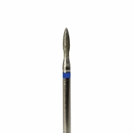 Фреза пламя алмазная 2,1 мм с синей насечкой (FR27)